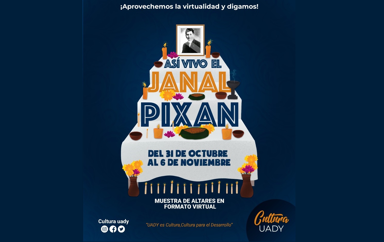 Muestra de altares de la Uady será de manera virtual